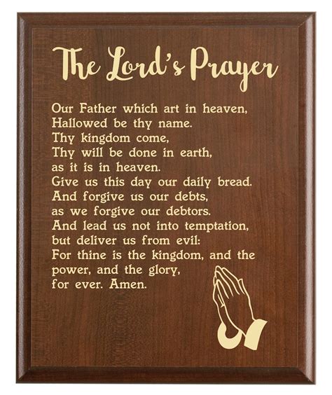 the lord's prayer in the bible